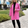 Little Frida szövetkabát pink – Női átmeneti kabát – Innova Fashion – 2. kép